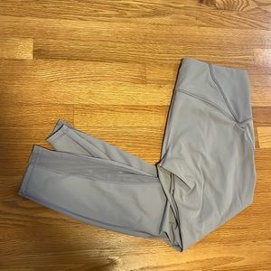size 12 grey lululemon leggings